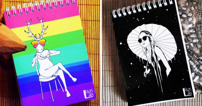 I’ve Created My First Notebook Collection With My Drawings On Covers