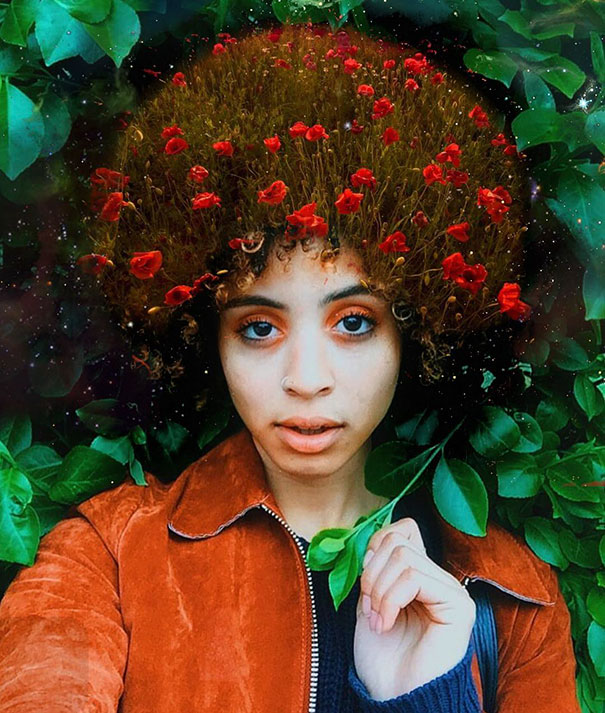 flowers-galaxy-afro-hairstyle-black-girl-magic-pierre-jean-louis-41 flowers-galaxy-afro-hairstyle-black-girl-magic-pierre-jean-louis-41