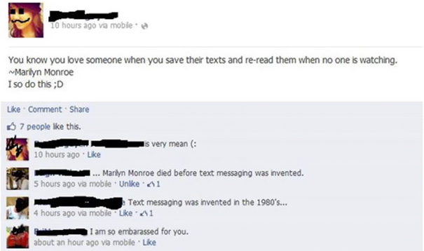 Facebook Never Fails To Amuse Me