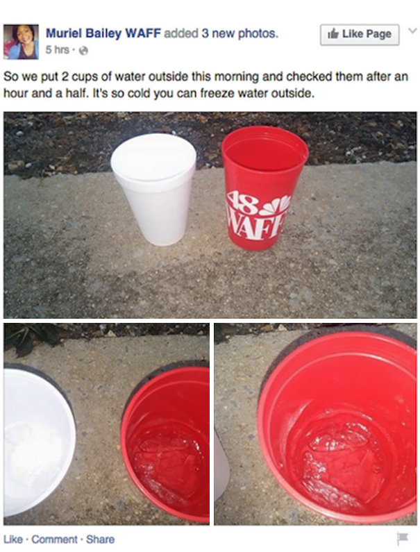 Does Water Freeze When Punt In Freezing Conditions?