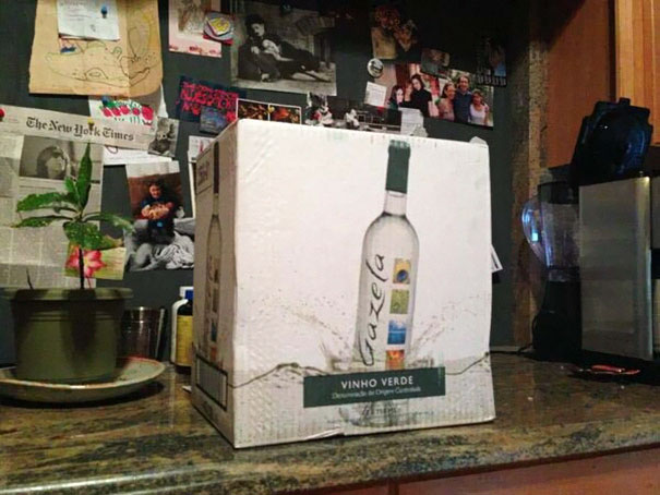 Asked My Husband To Bring Home Wine. He Did