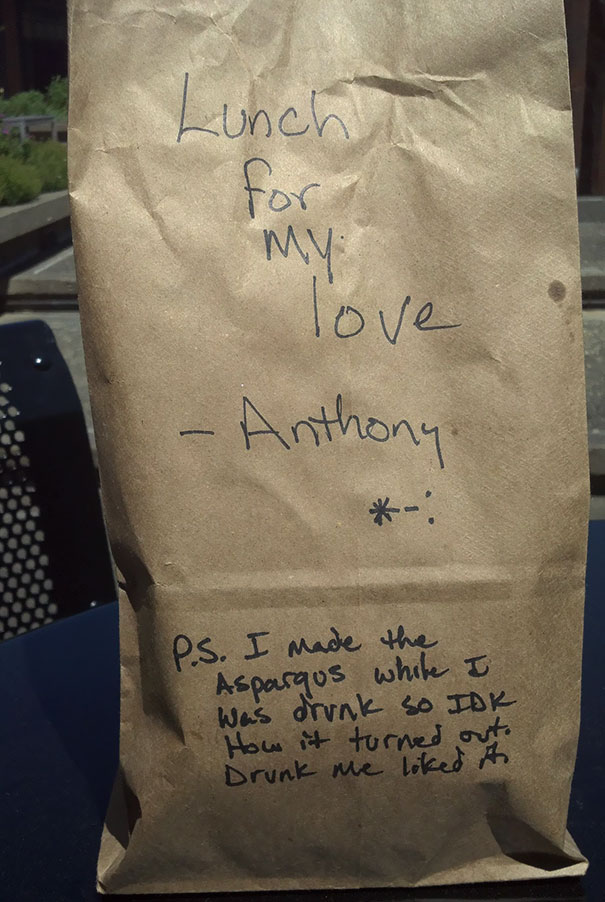 What My Husband Left In The Fridge For Me This Morning