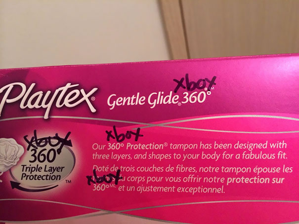 So I Went To The Bathroom And Found This... Apparently My Husband Is 12 Years Old