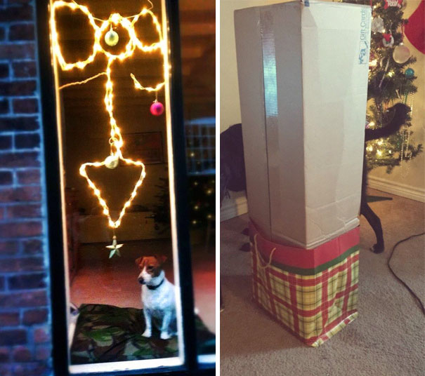 Two Different Homes. Two Different Husbands. Same Christmas Feeling