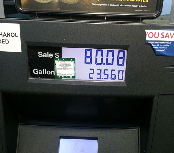 My Husband Texted This To Me While He Was Getting Gas This Morning