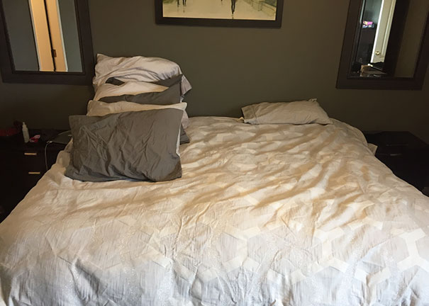 As A Husband, I Decided To Make The Bed Properly