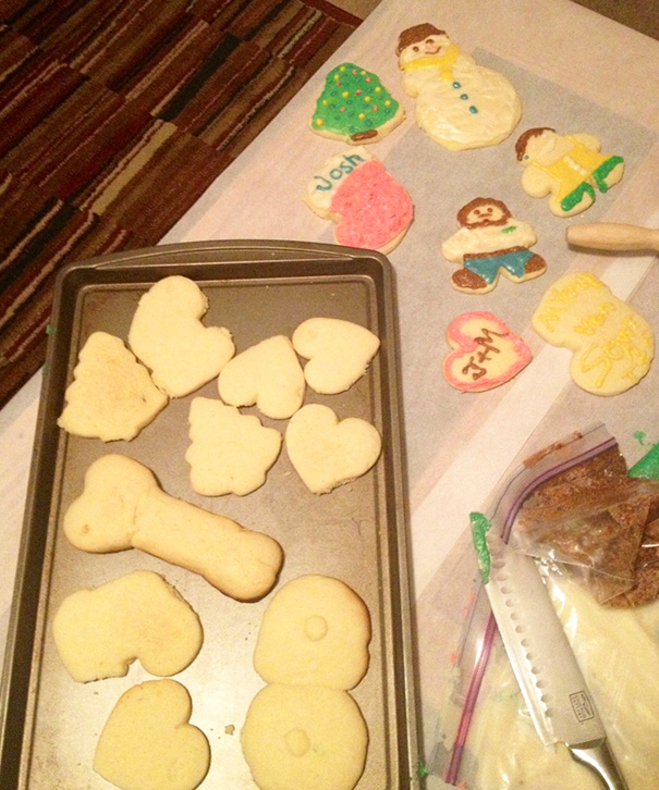 I Told My Husband He Could Help Make Cookies