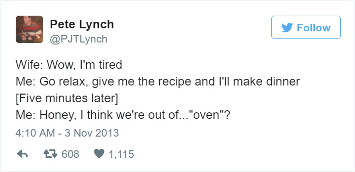 Funny Husband Tweets