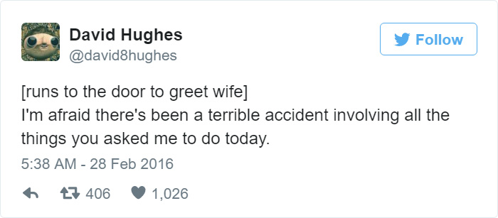 Funny Husband Tweets