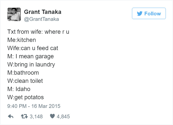 Funny Husband Tweets