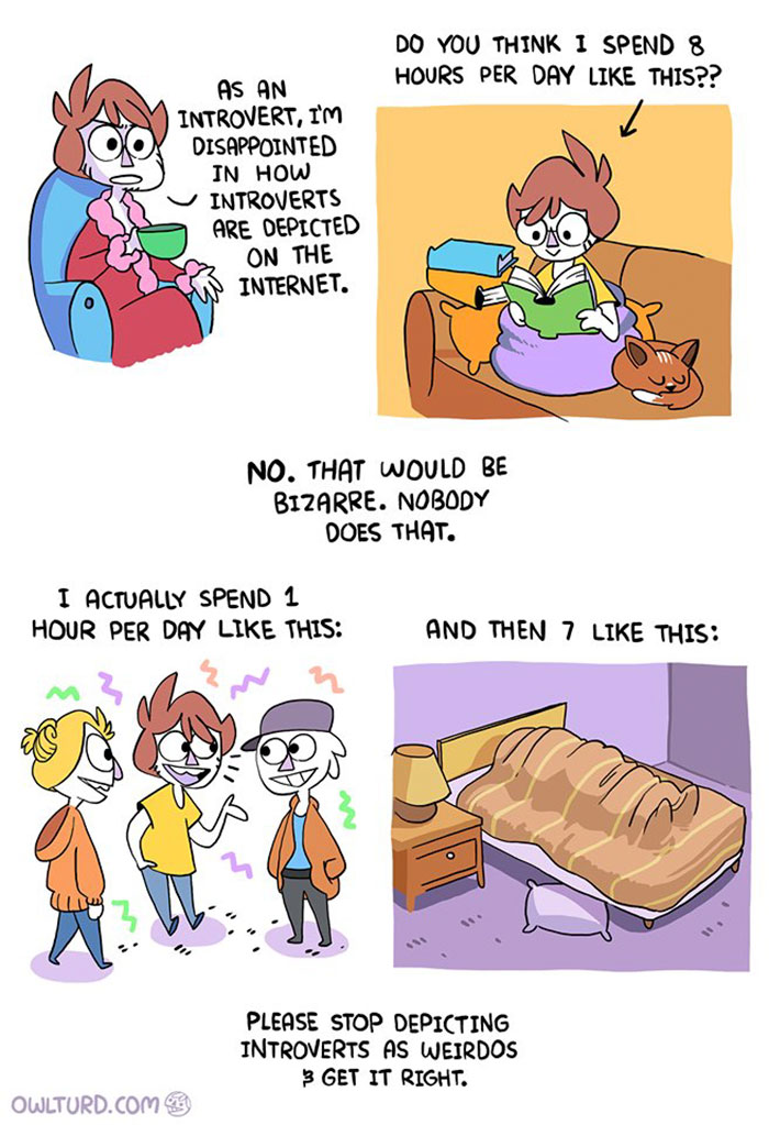 Funny Introvert Comics