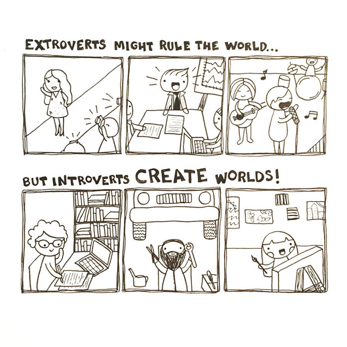 Funny Introvert Comics
