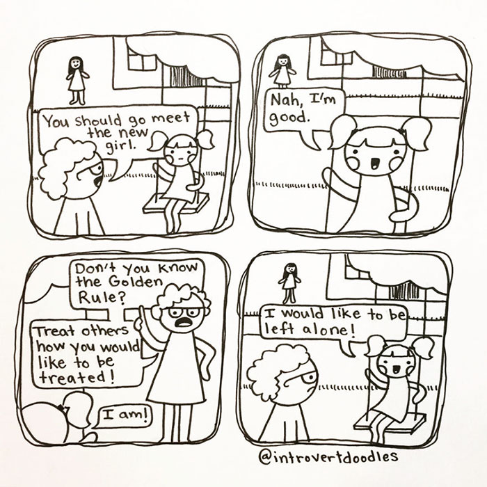Funny Introvert Comics