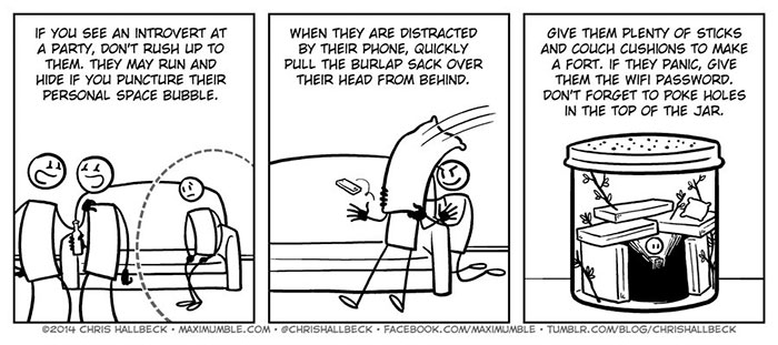 Funny Introvert Comics
