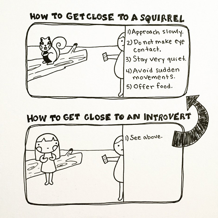 Funny Introvert Comics