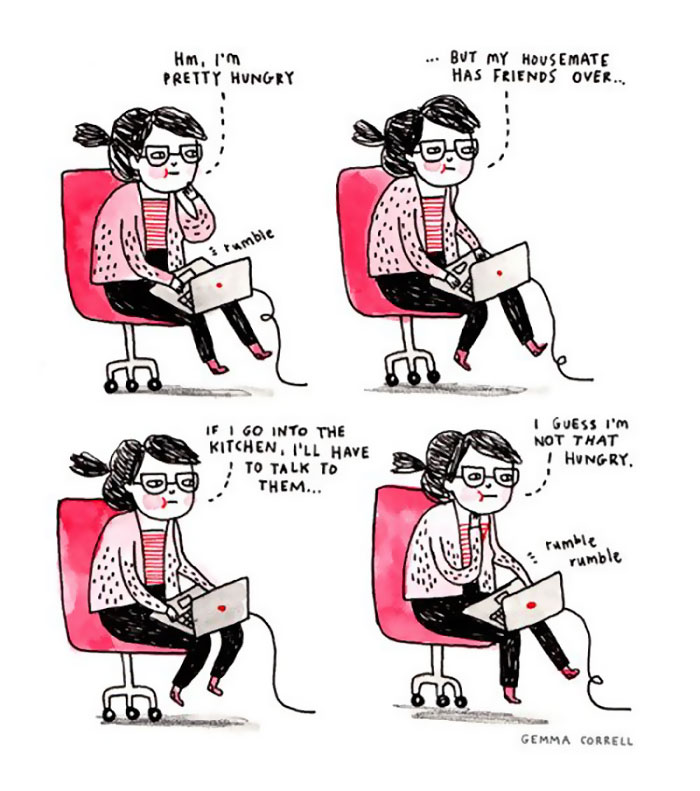 Funny Introvert Comics