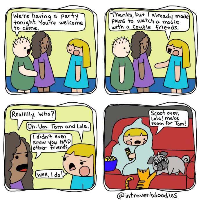 Funny Introvert Comics