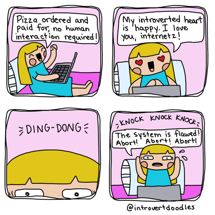 Funny Introvert Comics