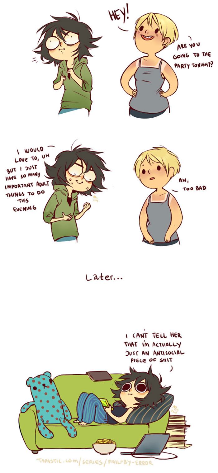 Funny Introvert Comics