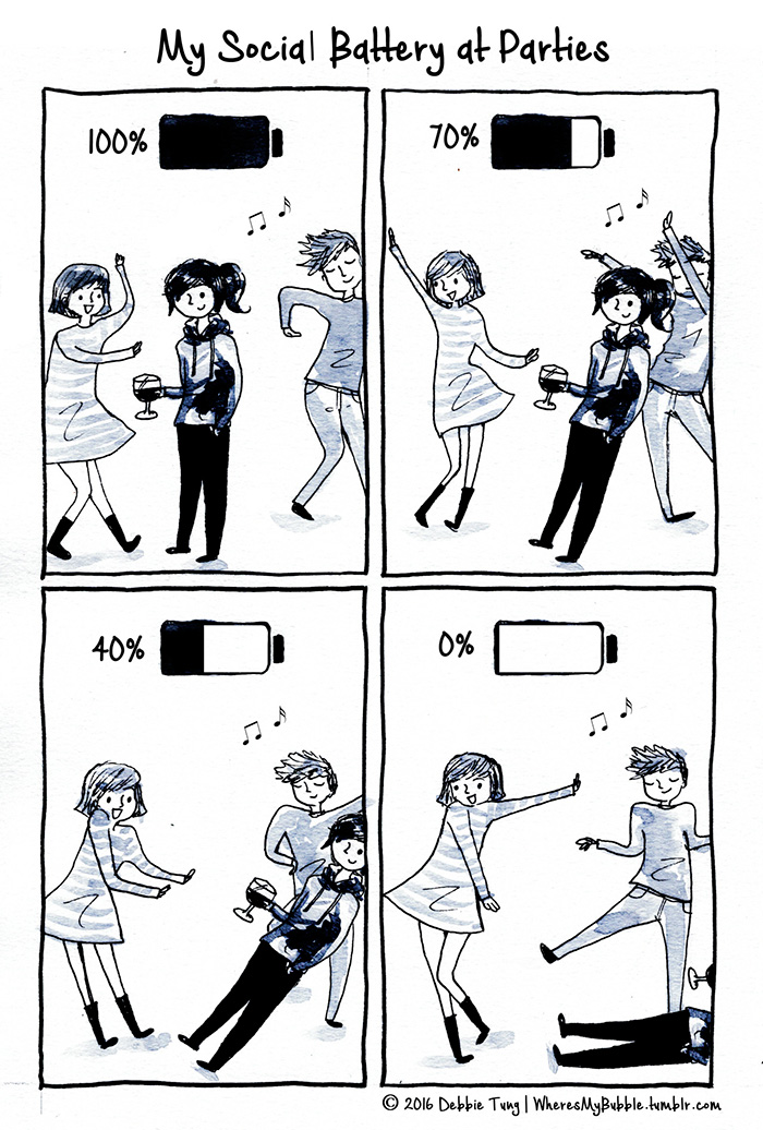 Funny Introvert Comics