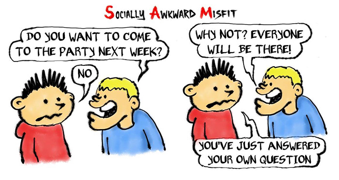 Funny Introvert Comics