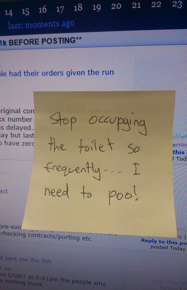So My Work Colleague Left Me This Note