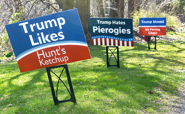Anti-Trump Yard Sign
