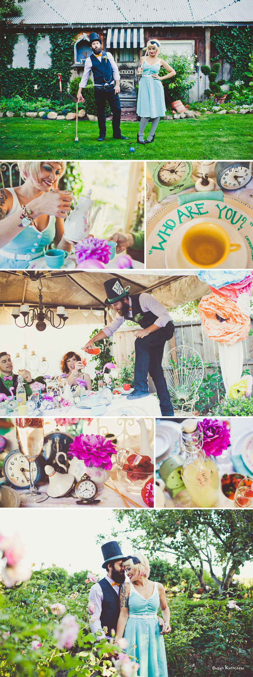 Alice In Wonderland Themed Wedding