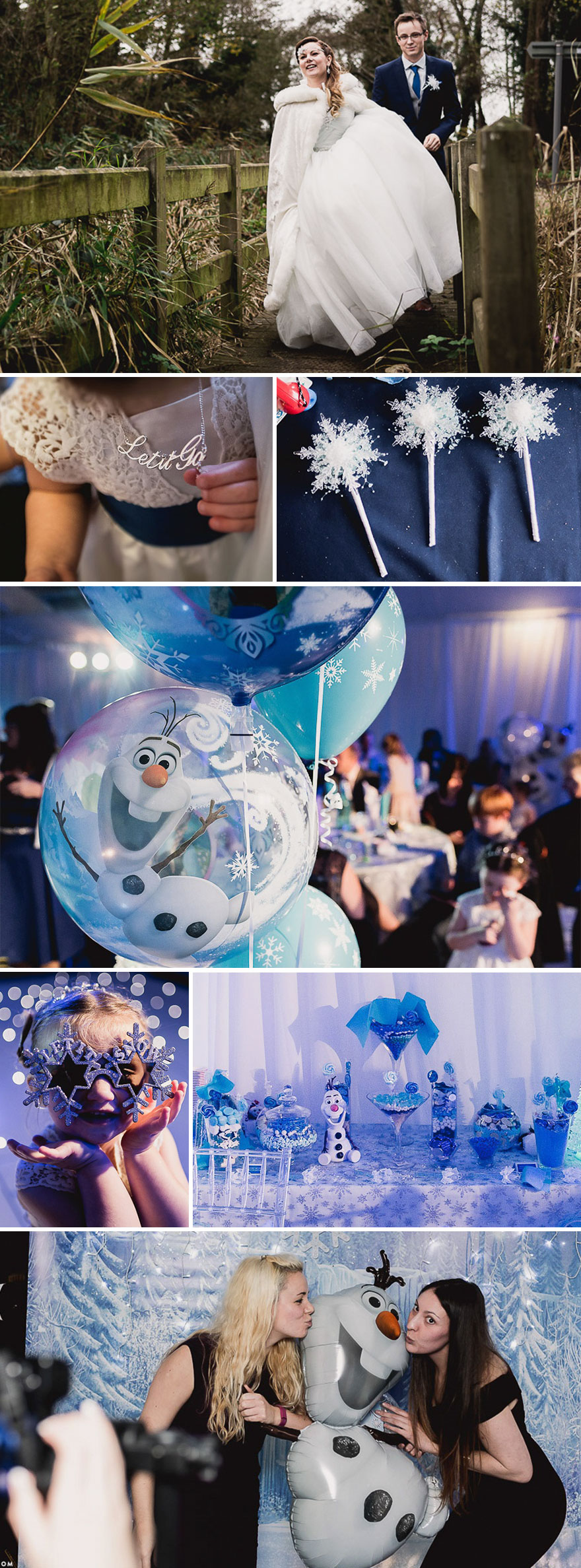 Frozen Themed Wedding