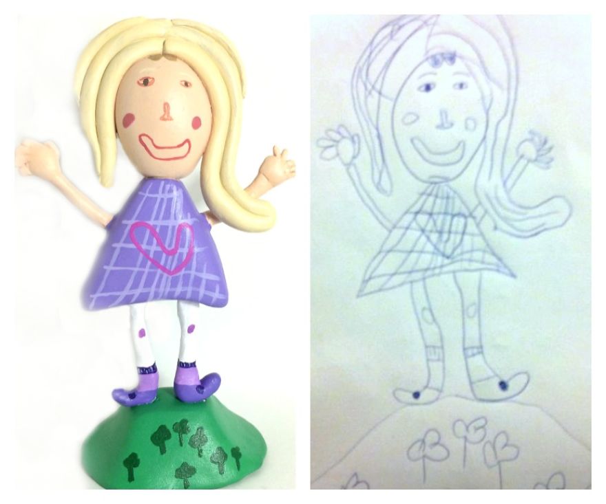 I Turn Childrens Drawings Into Display Ornaments