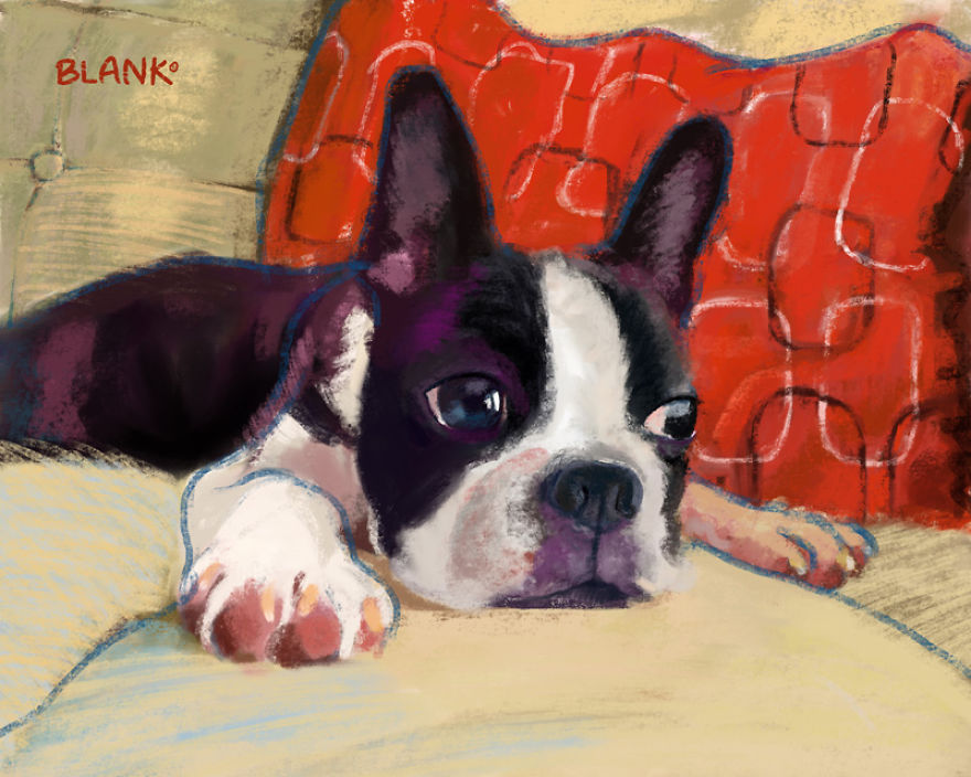 Since I Can't Have Pets, I Draw Them Instead