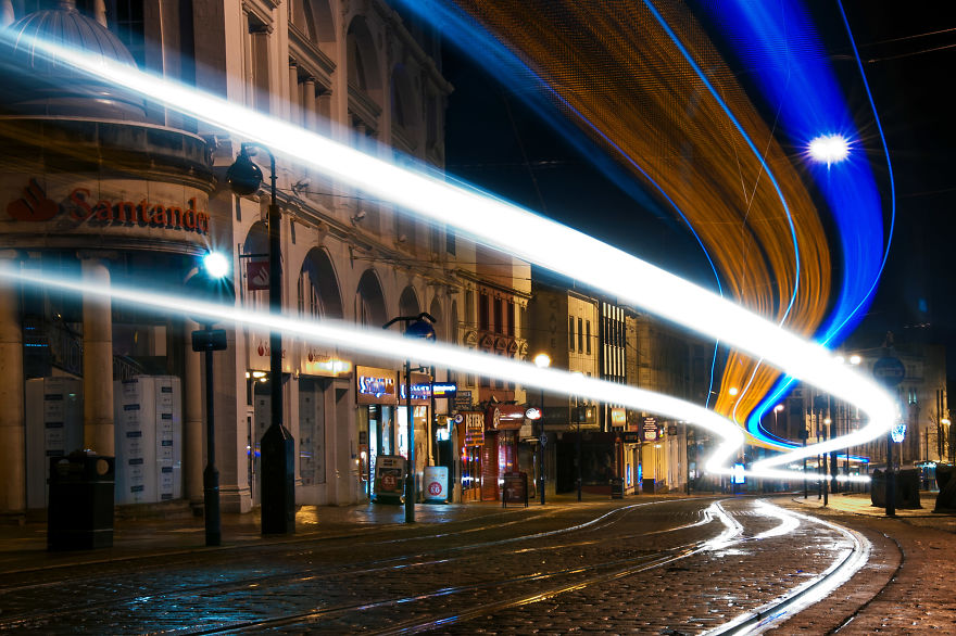 I Spent Six Months Shooting Long Exposure To Make Trams Look Like UFO’s