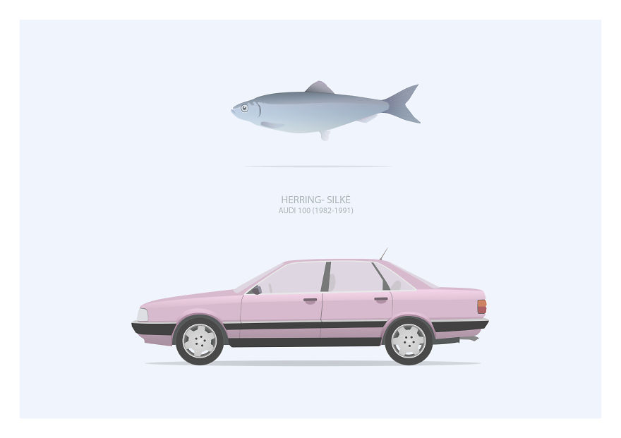 I Illustrated Humorous Lithuanian Slang Nicknames Of Old Cars