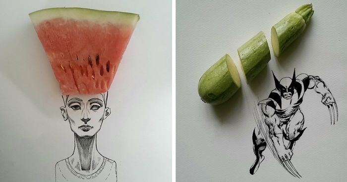I Draw Interactive Illustrations Using Everyday Objects (Part 6)