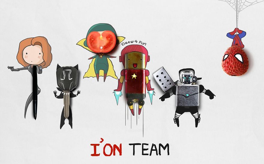 Superheros I Created From Regular Objects Superheros I Created From Regular Objects