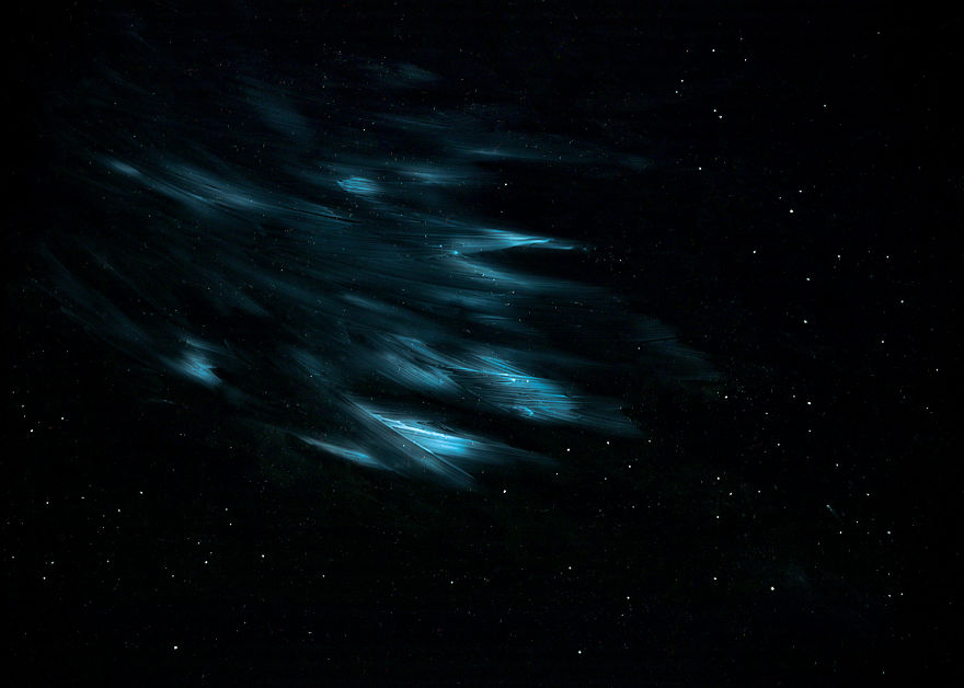 Space Scenes That I Made By Scanning Food With A Photo Scanner Space Scenes That I Made By Scanning Food With A Photo Scanner