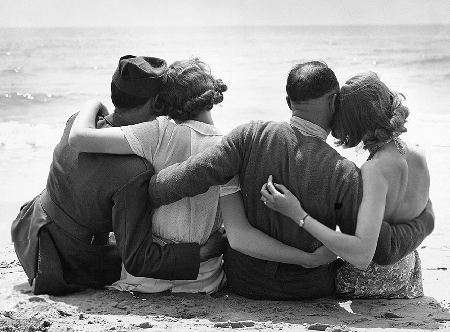 Evacuated French Troops Relax On An English Beach