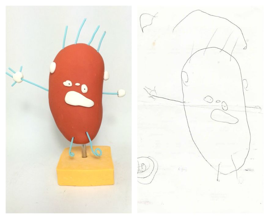 I Turn Childrens Drawings Into Display Ornaments