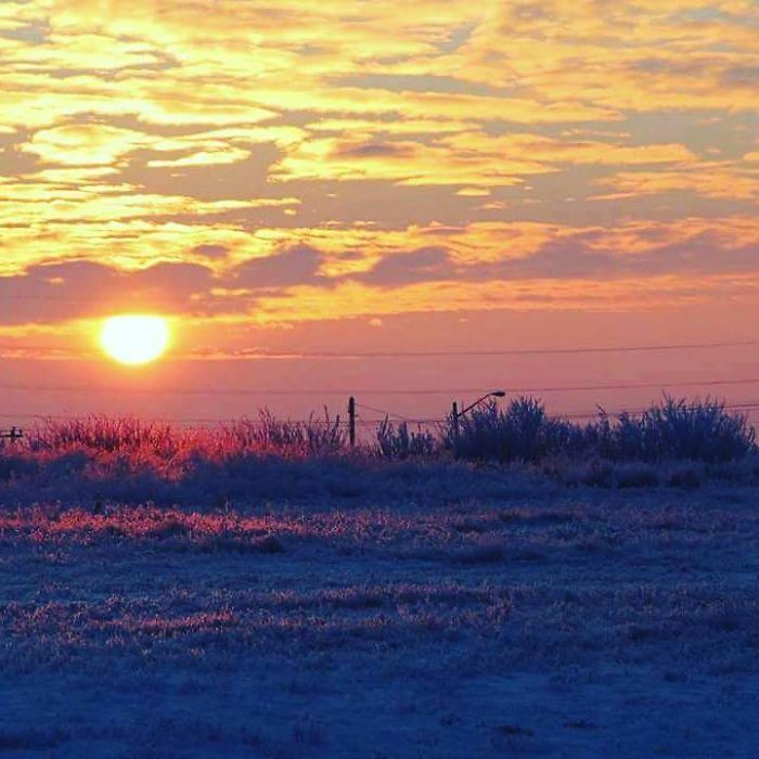 Sunset Over The Alberta Prairies