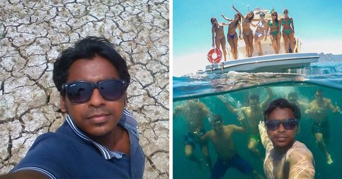 Recent Graduate Uploaded His Selfie On Facebook, But His Juniors Made Him Travel More Places