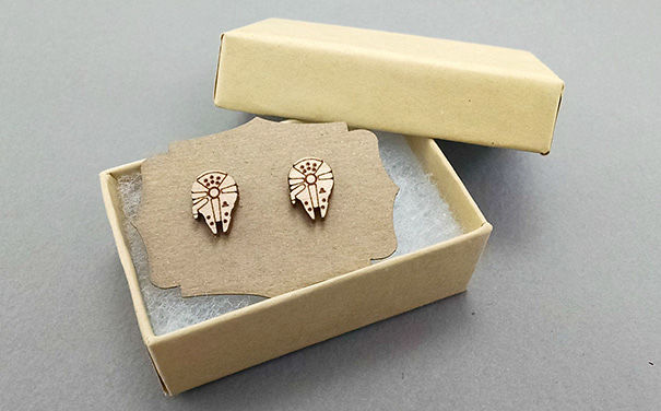 Millennium Falcon Earrings