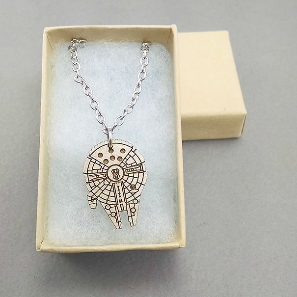 Millennium Falcon Necklace