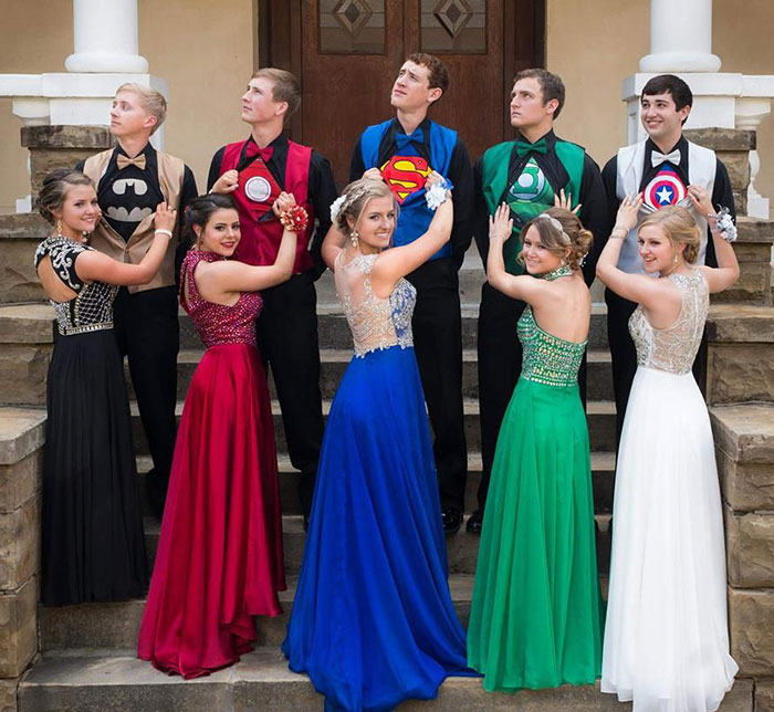 These Teens Secretly Wore Superhero Outfits To Prom