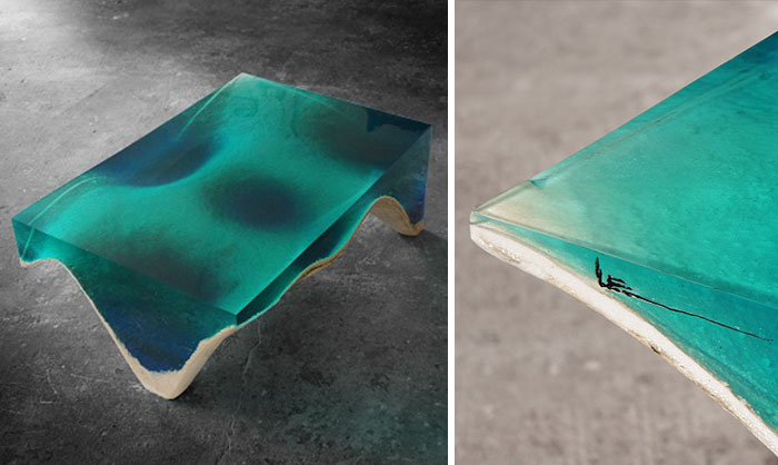 Sea-Inspired Table Will Let You Gaze Into The Depths Of The Sea While Dining