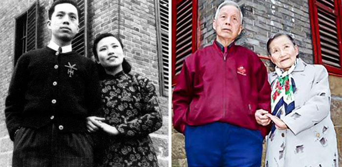 Senior Couple Recreates Their Old Photo