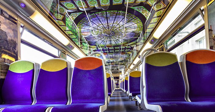 French Trains Are Being Turned Into Moving Art Museums