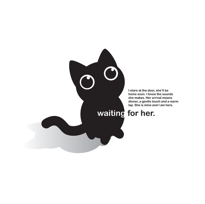 I Illustrate Cats And Their Inner Dialogue.