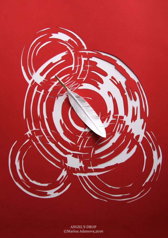 I Made A Series Of Paper Artwork That Represents The Struggles In My Life