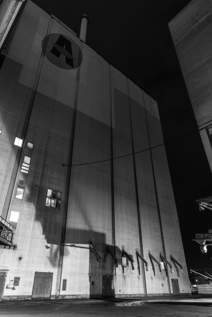 Aarhus Harbour At Night