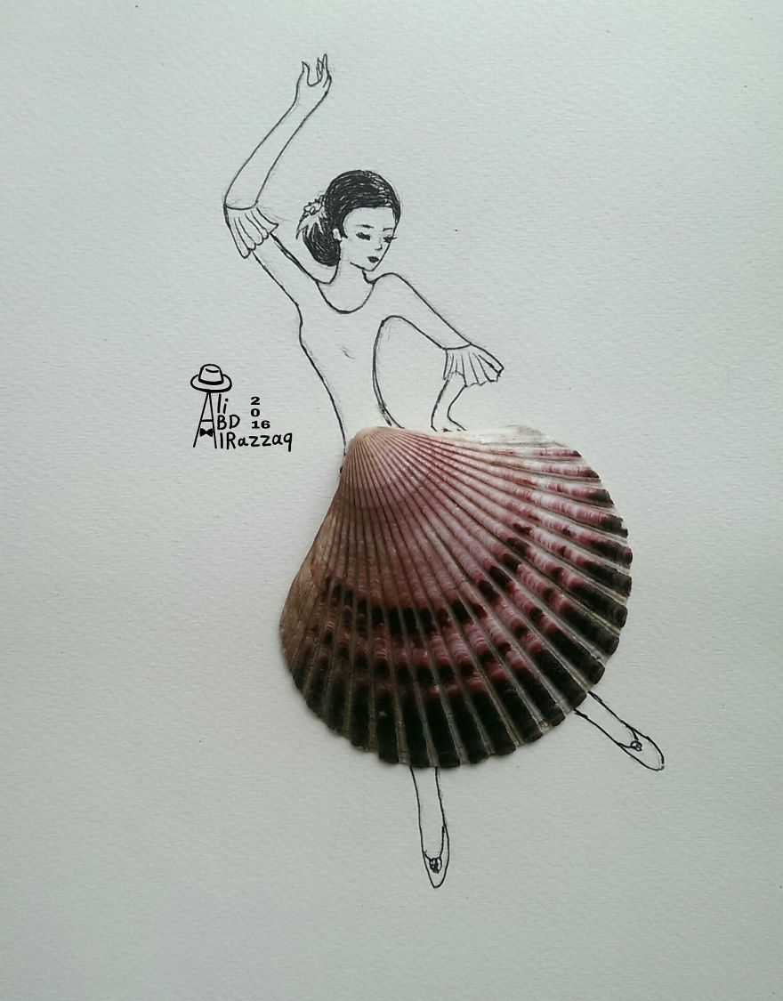 I Draw Interactive Illustrations Using Everyday Objects (part 7 )